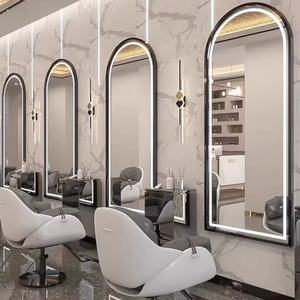 Espejo de Cabello de Cuerpo Entero Moderno y de Gran Venta, Muebles de Salón, Equipo de Peluquería, Espejo de Barbería con Luces LED - Product Image 2