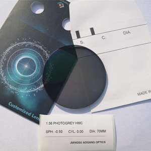 Lentes fotocromáticas grises, lentes ópticas, se ponen oscuras en el sol, 1,56 - Product Image 2