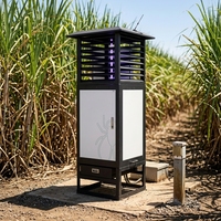 Station de prévision des insectes agricoles à énergie solaire YONGAGRI, dispositif de surveillance des ravageurs IoT PLC avec capture automatique de photos d'insectes