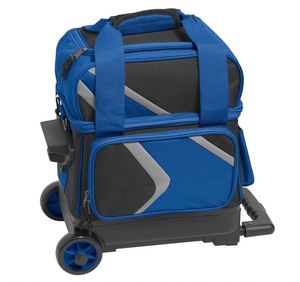 Single Ball Roller <b>Bowling</b> Bag with Wheels and Retractable Handle Single <b>Bowling</b> Ball Bag with Shoe Compartment - Product Image 1