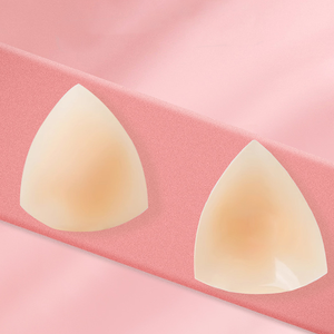 Cubrepezones de silicona triangulares gruesos personalizados para mujer, impermeables, autoadhesivos, sin espalda, accesorios clásicos para bikini - Product Image 1
