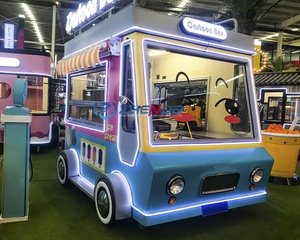 Low Price Wholesale Zhenda Brand New Fully Equipped Stainless Steel Mobile Food Truck Trailer <b>BBQ</b> Grill Double Sinks Henan - Product Image 2