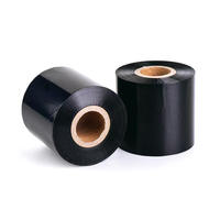 Cinta de Cera para Impresión por Transferencia Térmica de 110 mm x 300 m, Compatible con Impresoras de Etiquetas, Venta al por Mayor
