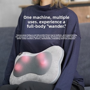 Almohada de Masaje Eléctrica Infrarroja Transfronteriza para Fisioterapia, Cojín de Masaje Inteligente de Cuerpo Completo con Compresión Caliente para Coche y Hogar - Product Image 4