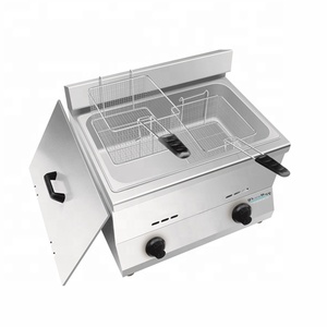 Friteuse à gaz commerciale avec réservoir de 18L pour frites et frites - Product Image 3