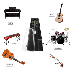 Bullfighter màu đen và rõ ràng <span class=keywords><strong>Metronome</strong></span> cơ khí cho tất cả các dụng cụ cụ chỉnh - Product Image 6