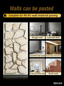 Grande dalle de pierre artificielle en mousse PU, panneau mural imperméable, écologique, moderne, pour hôtel, intérieur, <span class=keywords><strong>extérieur</strong></span>, salon, salle à manger, <span class=keywords><strong>maison</strong></span> - Product Image 4