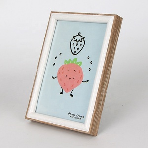 Tùy chỉnh dễ thương vui A4 khung ảnh kỹ thuật số bằng gỗ hình chữ nhật khung gỗ với bề mặt sơn để sử dụng nhà & trang trí nội thất - Product Image 6