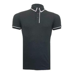 เสื้อโปโลผู้ชายแขนสั้นเข้ารูปเสื้อกอล์ฟผ้าคอตตอน100% ออกแบบได้ตามต้องการสำหรับ2025 - Product Image 3