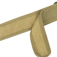 Ceinture tactique noire réglable de 5,5 cm avec logo personnalisé, ceinture de sécurité à dégagement rapide, fabriquée en nylon, polyester, boucle en plastique, pour l'extérieur