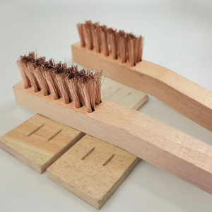 แปรงขัดอุตสาหกรรม TDF ด้ามไม้ ขนแปรงยาว 14.5 มม. สำหรับขัดเงา - Product Image 2