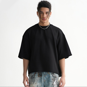 Hot Street Leisure Logo personnalisé Impression unique T-shirt ample à manches courtes pour hommes - Product Image 3