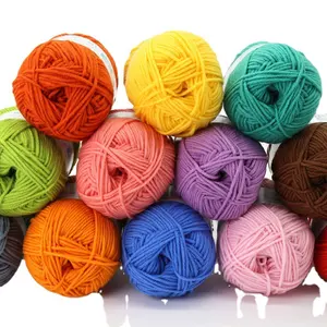 4ply-8ply 50g 100g Cheap Milk Cotton Yarn Crochet Yarn for Hand Knitting