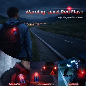 Linterna EDC Magnética <span class=keywords><strong>de</strong></span> 2800LM, Recargable por USB, Resistente al Agua IP56, Luz Lateral RGB, Luz Roja <span class=keywords><strong>de</strong></span> Advertencia, para Camping, Reparaciones, OEM, Personalizable - Product Image 6