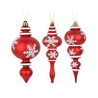 Haute qualité 35cm en plastique galvanoplastie boule de noël ornements boules incassables couleur personnalisable arbre de noël
