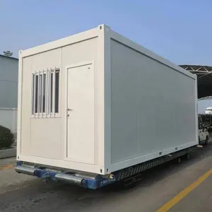 China Manufacturer 16 Sqm Easy Install Portable Garage Container Warehouse Mini Storage Buildings Storage Prefab Tiny House