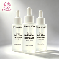 Dissolvant liquide pour colle à ongles en gel pour faux ongles 50ml – Dissolution rapide, formule inodore, écologique, pour usage domestique et professionnel en salon