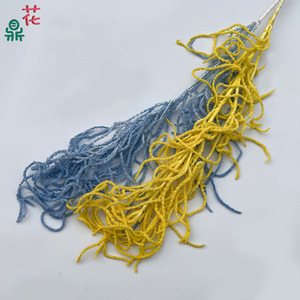 Fleurs artificielles en soie en spirale Dragon Claw Wave Grass pour la décoration des allées de mariage et des plafonds - Product Image 2