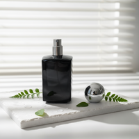Flacon de parfum en verre personnalisé de 100 ml, directement de l'usine, diamètre de vis de 15 mm, logo sérigraphié de haute qualité avec diffuseur à bâtonnets