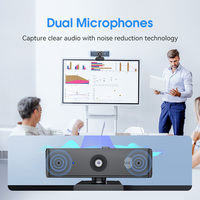 Cámara Web para Portátil con Enfoque Automático de 30 fps, 8 Megapíxeles CMOS, 4K Full HD, Transmisión en Vivo, USB 2.0, para PC, Mac, YouTube, Skype, Video