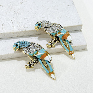 Trendy Imbue Diamante Broches Animal Senior Temperamento <span class=keywords><strong>Eagle</strong></span> <span class=keywords><strong>Brooch</strong></span> Suit Vestido Pin Senhoras Jóias Acessórios Atacado Casal - Product Image 1