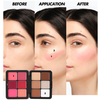 Palette de maquillage Handaiyan multi-usages : fond de teint, blush, anticernes, contour, 12 couleurs, palette visage Earth Candy, boîte en métal