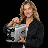Poste à souder multifonction 2-en-1 MMA et TIG Lift MMA-120 avec couvercle en acier inoxydable, contrôle numérique du signal, machine à souder à l'arc à inversion
