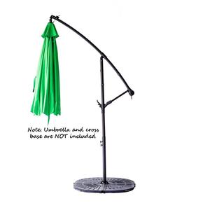 <span class=keywords><strong>Base</strong></span> de sombrilla de plástico <span class=keywords><strong>hdpe</strong></span> para patio, <span class=keywords><strong>base</strong></span> de sombrilla de compensación cantilever de 52/66kgs, 4 piezas - Product Image 6