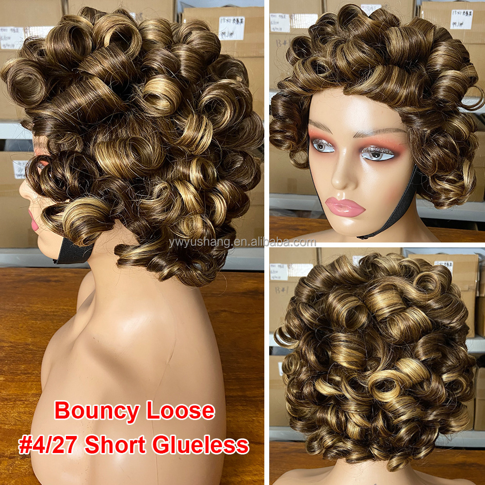 chinese bouncy curls human hair