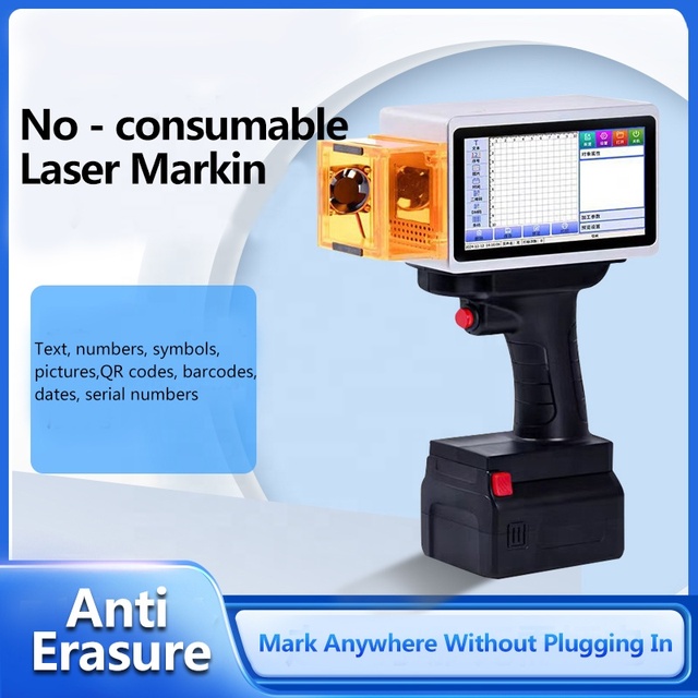 High Quality Handheld Laser Marking Machine Made in China for Stamps & Acrylic with New Fiber Laser DXF Format Support