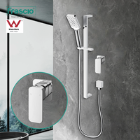 Frascio Robinets de douche à un niveau en laiton de haute qualité Nouveau design Mélangeur de douche à eau chaude et froide dissimulé