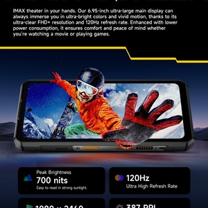 Teléfono Inteligente Resistente Ulefone Armor 30 Pro, 16+512GB, Android 14, Altavoz Potente, 12800mAh, Visión Nocturna de 64MP, Cámara Principal de 50MP, Pantalla Dual - Product Image 5