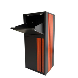 Nhà gói không thấm nước bên ngoài kim loại thép Thư thư Hộp Thư bài freestanding ngoài trời thông minh bưu kiện giao hàng thả hộp - Product Image 3