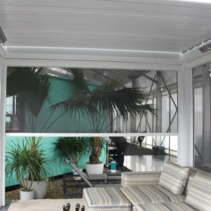 SUNC terrace cover series ziptrak outdoor blinds prices system