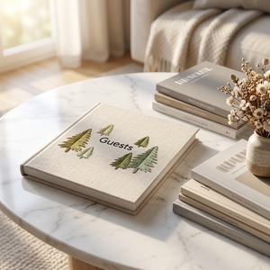 Cuaderno Minimalista con Diseño de Logotipo Bordado 2026 para Uso Profesional y Escolar - Product Image 1