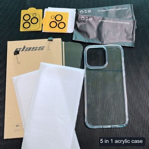 เคสสำหรับ iPhone 17 Pro Max แบบ 5 in 1 พร้อมฟิล์มกันรอยหน้าจอ 2 ชิ้น + ฟิล์มกันรอยเลนส์กล้อง 2 ชิ้น และเคสใสกันกระแทก - Product Image 2