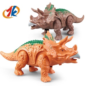 Jumbo Khủng long đồ chơi cho trẻ em trẻ mới biết đi thực tế khủng long con số đồ chơi chơi Set DIY điện ánh sáng âm thanh bò khủng long lắp ráp - Product Image 1