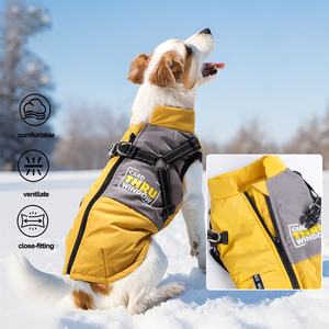 Fishprinses Luxe Klassieke Hond Winterjas Groothandel Custom Comfortabele Hondenjassen Fabrikant Hondenkleding - Product Image 3