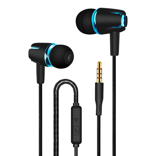 3.5mm Super Bass Earbuds Wired with Microphone Noise Isolating In-Ear Headphones Earphones for Most 3.5mm Jack Devices