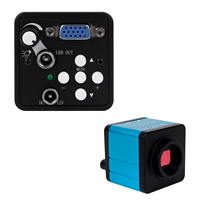 Microscope numérique vidéo VGA 13MP caméra Microscope USB pour souder 130X Zoom C monture lentille Base en métal