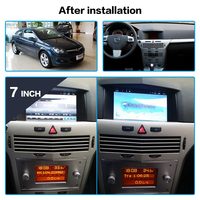 Asvegen Lecteur multimédia de voiture Android 12 Lecteur DVD de voiture pour Opel Astra H 2006-2012 Avec WIFI Carte gratuite