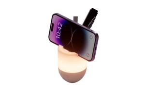 Xinvo 2024 giá tốt mini 5 Wát hình dạng trứng không dây khuyến mại RGB loa với người giữ điện thoại - Product Image 3