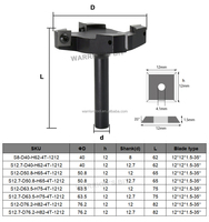 Fraise de surfaçage CNC Warrior's Bit pour spoilboard, 4 cannelures, haute vitesse, en acier allié au carbure de haute précision, ODM OEM