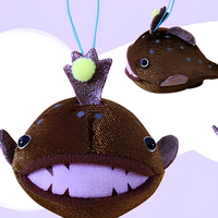 Fabricant personnalise des porte-clés en peluche mignons de haute qualité, jouets en peluche personnalisés, porte-clés en peluche sur le thème du monde marin, adorables pour débuter