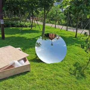 งานประติมากรรมติดผนังรูปจานสแตนเลสแบบใหม่สำหรับตกแต่งภายใน - Product Image 4