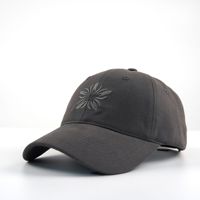 Casquette de baseball à large bord style streetwear sportif avec broderie Edelweiss, imprimé léopard et impression en relief, avec broderie de logo personnalisée