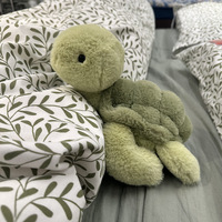 Mignon Crème Tortue Poupée En Peluche Tully Tortue Poupée Oreiller Simulation Tortue Enfants confort