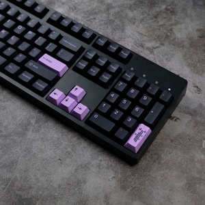 GMK-teclas de perfil de cereza para <span class=keywords><strong>teclado</strong></span> mecánico, color negro, <span class=keywords><strong>lila</strong></span>, 140 teclas, PBT, sublimación, para interruptor MX, gran oferta - Product Image 5