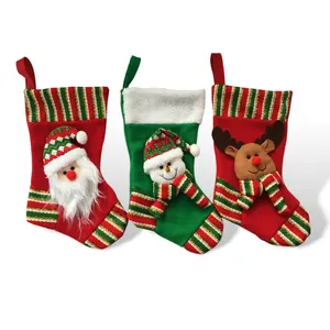 圣诞节日袜子传统针织厂家直销供应圣诞长袜
