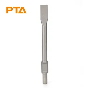 PH65A 30mm Hexagonal Chisel 30mm Hex Moil Point Jackhammer Chisel Heavy Duty Demolition Hammer Chisel For Removing Clay